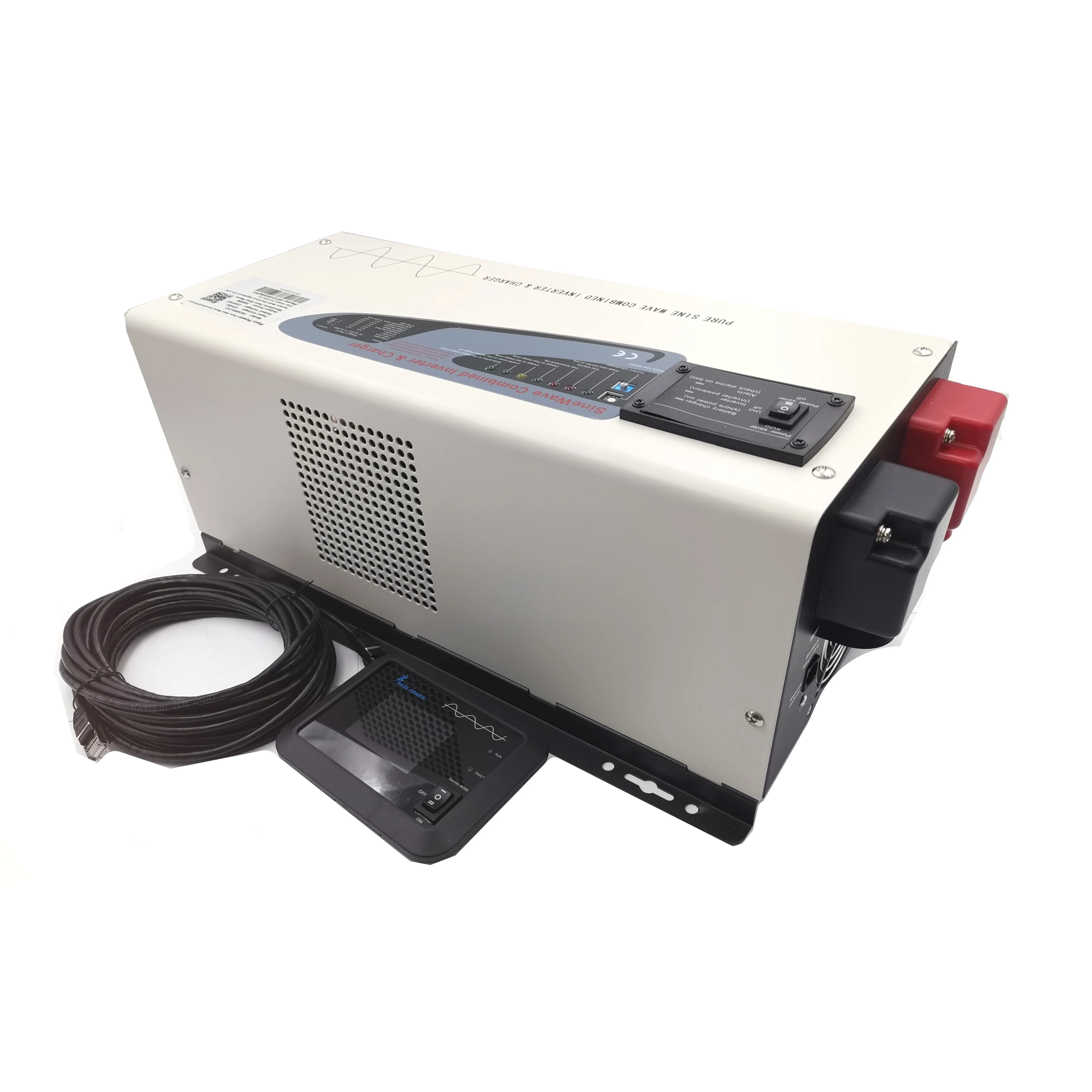 

3000watt dc to ac power inverter with external LCD display,high quality pure wave inverter conversor with battery