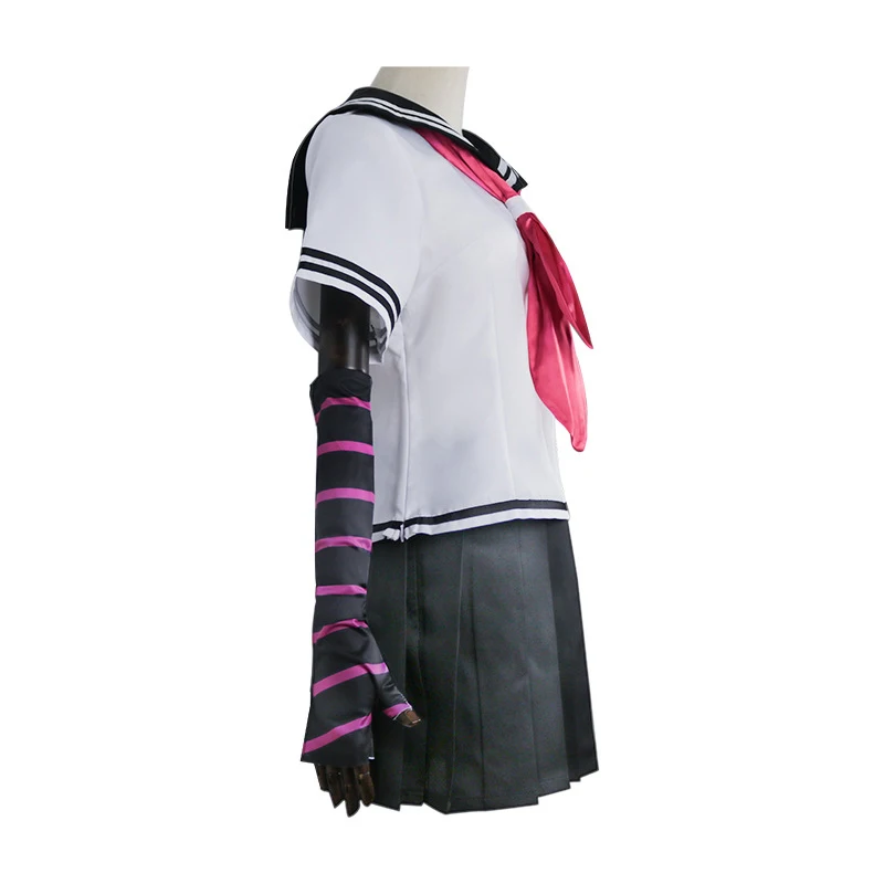 Danganronpa Косплей Ибуки Mioda костюм длинный парик для униформы девочек юбка комплект