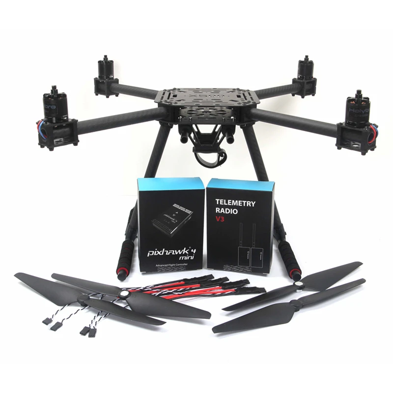 

HolyBro X500 Multicopter Frame Kit With Pixhawk4 / Pixhawk4 Mini Flight Control / 915Mhz / 433Mhz Telemetry Radio Modules