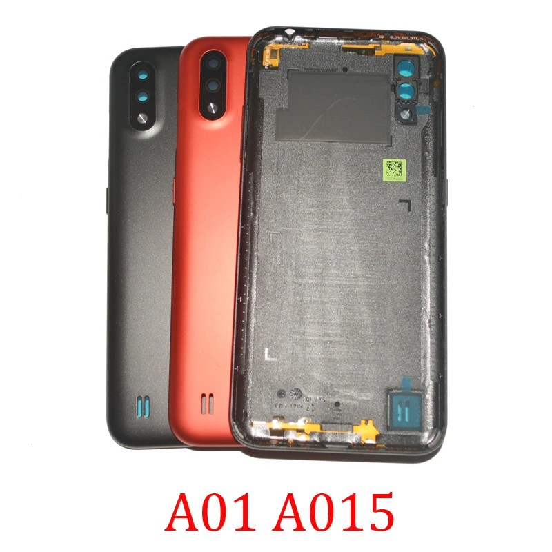 Новая задняя панель корпуса для Samsung Galaxy A01 A015F A015G A015M оригинальная крышка