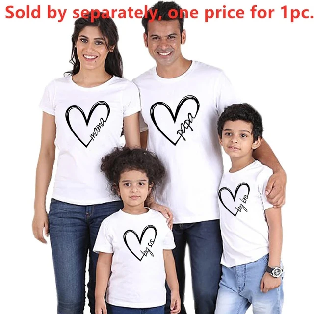 Funny Papa Mama Family Matching Outfits Daddy Mom Kids T-shirt Baby Bodysuit Look Father Son Clothes Father's Day Gift | Мать и