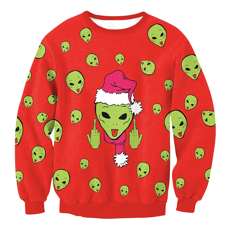 LISCN Christmas Man women Ugly Christmas Sweater Couple Watching Clothing Unisex Lovers for Men Autumn Winter New - Цвет: SWYL018