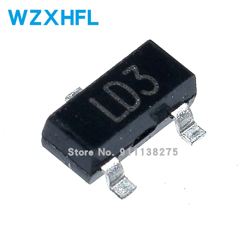

100 шт. BAT54S SOT-23 BAT54 KL4 LD3 SOT23 SMD новый и оригинальный
