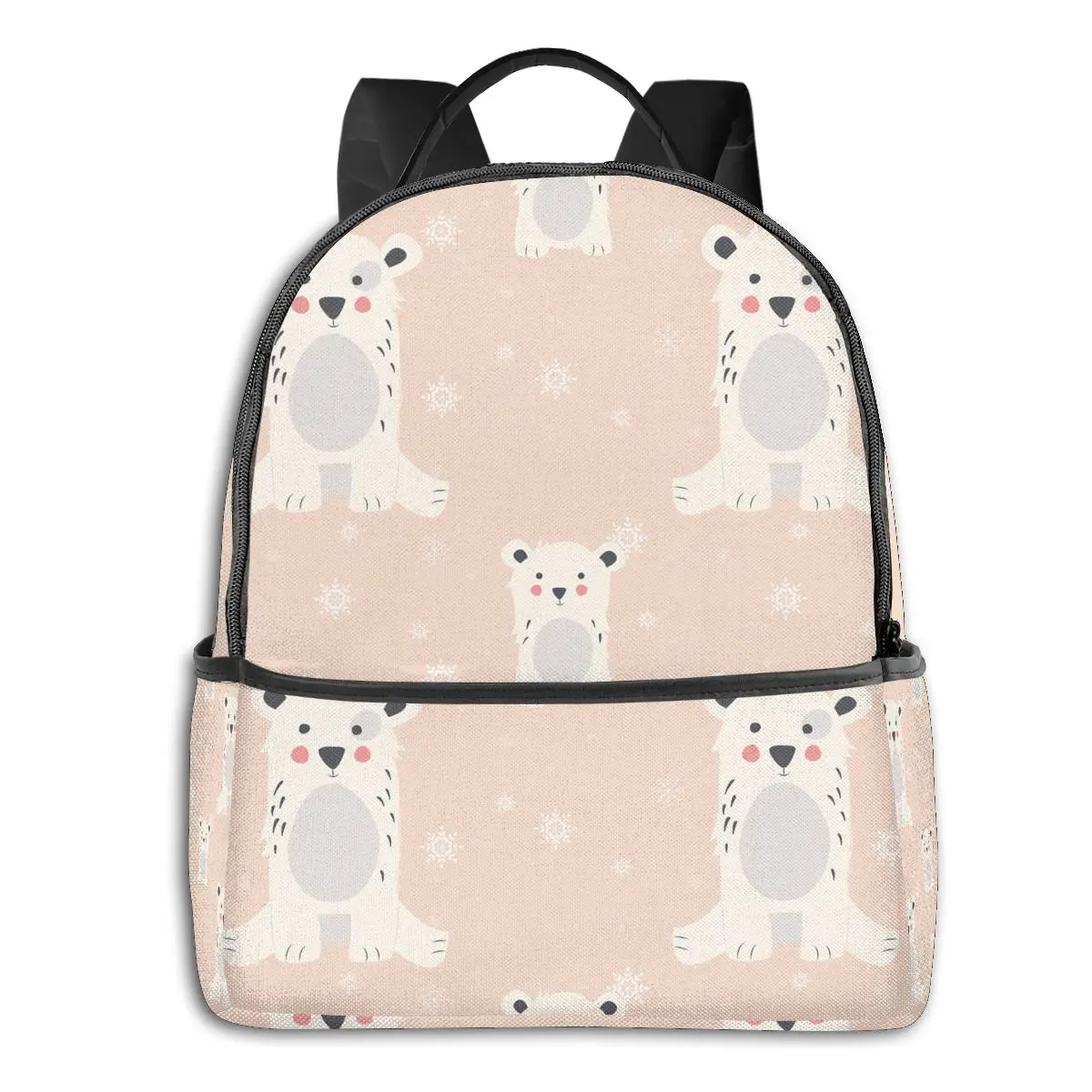 

Студенческий рюкзак с мультипликационным принтом медведя, школьная сумка, рюкзак в студенческом стиле, дорожный рюкзак