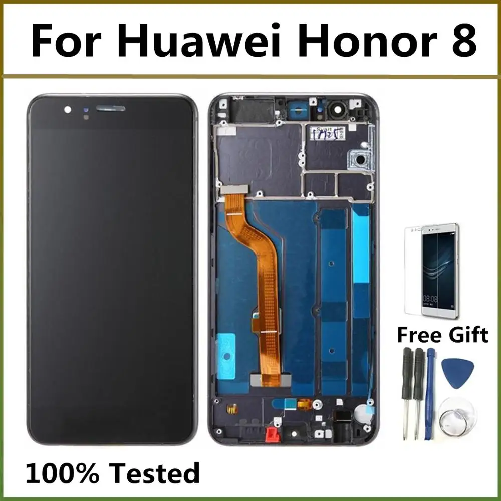 5 2 ''Honor 8 ЖК дисплей качество AAA дигитайзер Сенсорная стеклянная панель в сборе