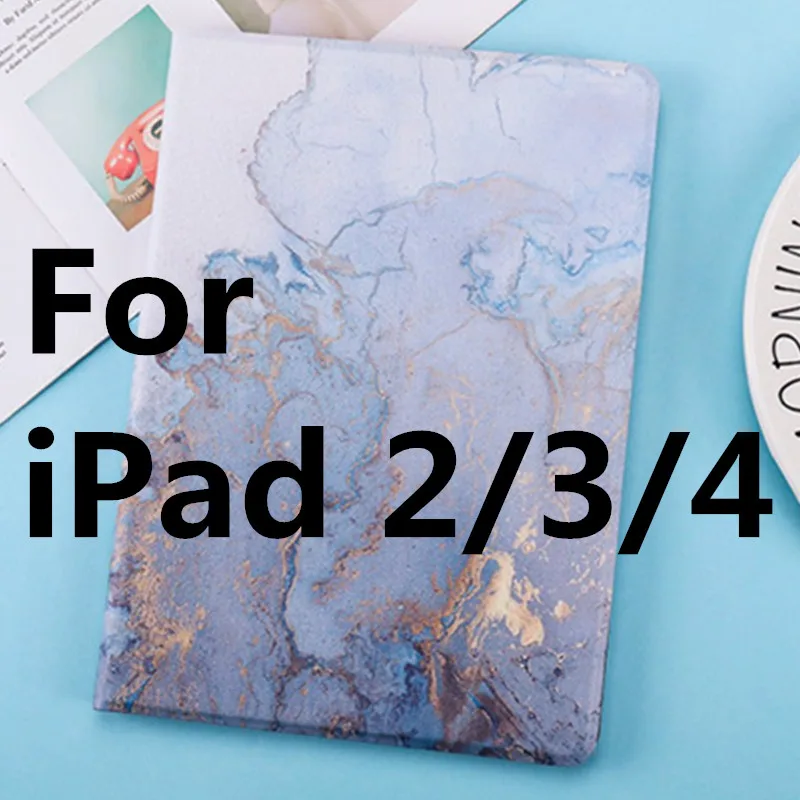 Тонкий чехол для iPad чехол 9,7 принципиально чехол для iPad Air 1 Air 2 iPad 2/3/4 чехол для iPad mini 1 2 3 4 5 Планшеты Жесткие ПК-Чехлы - Цвет: blue