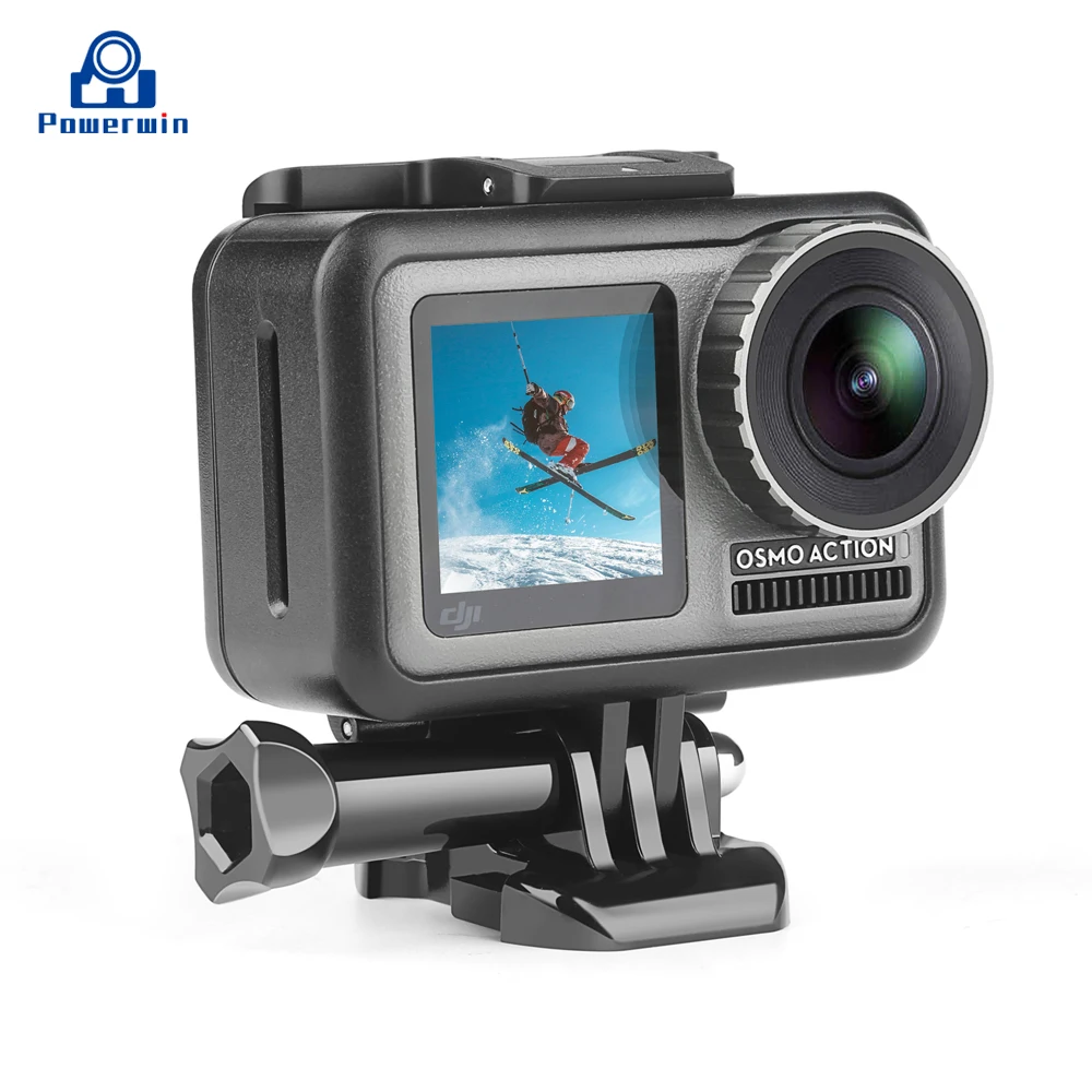 Powerwin боковая открытая защитная рамка чехол для DJI Osmo Action camera Cage оболочка Корпус