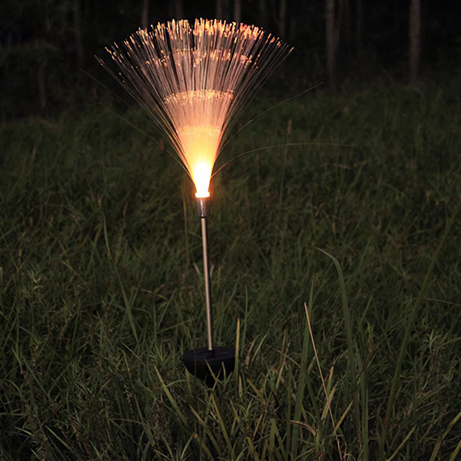 Светодиодная лампа Bulrush из оптического волокна на солнечных батареях