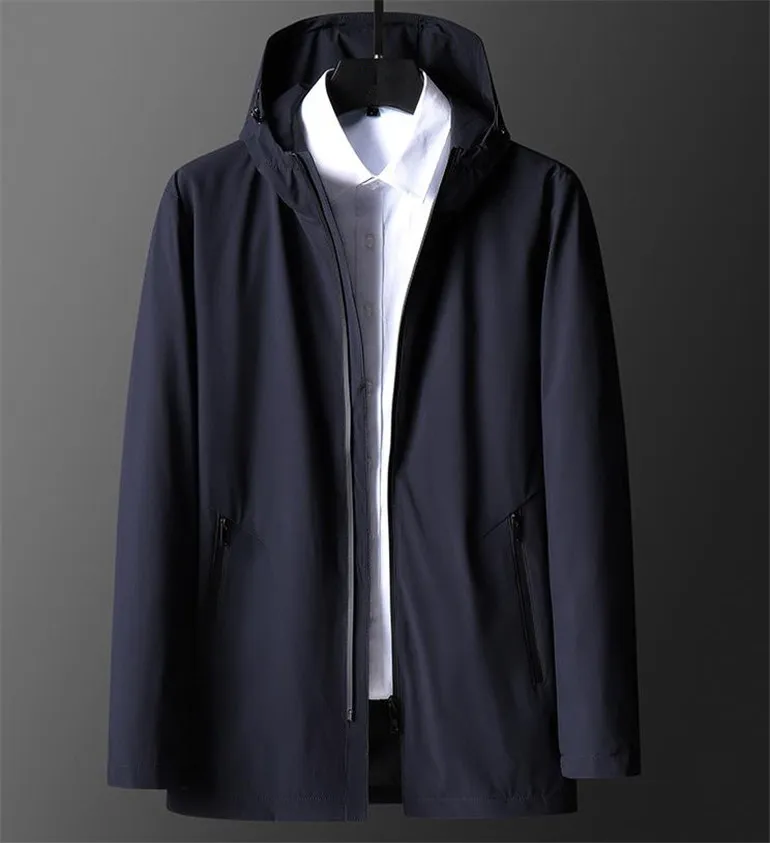 Мужские зимние куртки 2020 деловое повседневное Мужское пальто однотонная мужская