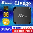 Ip ТВ-приставка Livego X96 Mini Smart tv box Android 9,0 Amlogic S905W 4K H.265 1080p x96mini DATOO iptv отправка из Франции телеприставка