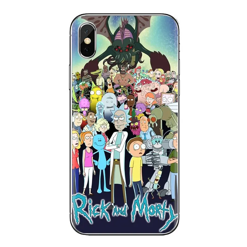 For LG G3 G4 Mini G5 G6 G7 Q6 Q7 Q8 Q9 V10 V20 V30 X Power 2 3 K10 K4 K8 2017 rick and morty Transparent Soft Cases Covers |