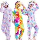Kigurumi детские пижамы Rainbow Unicorn детские пижамы Animal Pijama Stitch Girls Пижама кигуруми femme