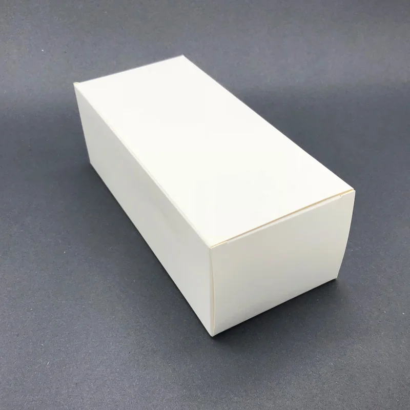 

50pcs 4.4x7.3x15.7cm White Paper Box Gift Packaging Supplies Party Cake Baking Candy Boxes