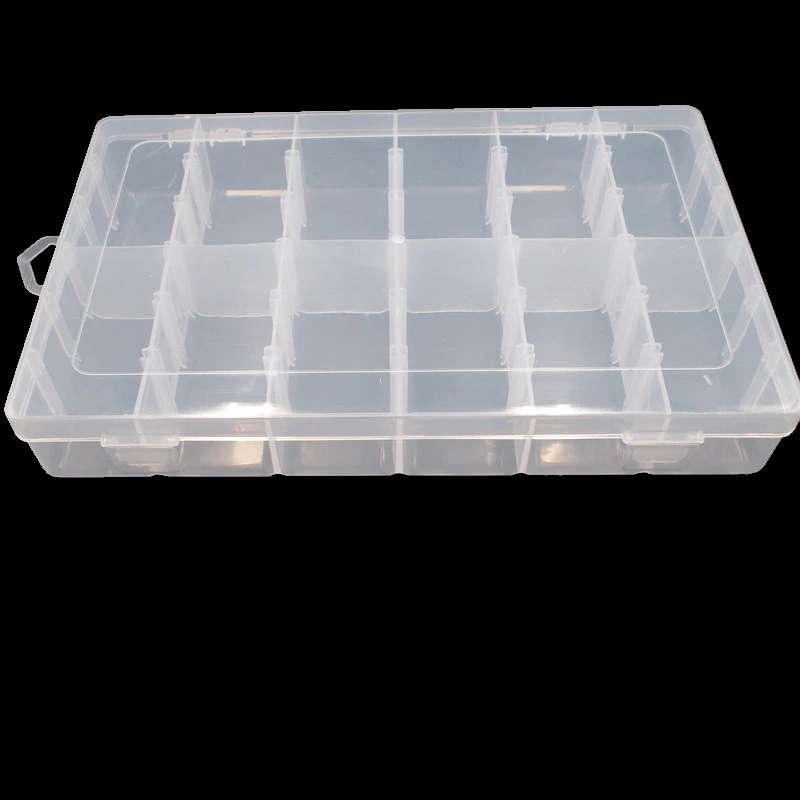 

Life Essential Big 12 Grid Compartment Storage Box Practical Adjustable Plastic Case for Bead Rings Jewelry Display Organizer