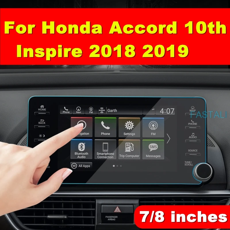 Закаленное стекло HD для Honda Accord 10th Inspire 2018 2019 автомобильная навигация Защитная