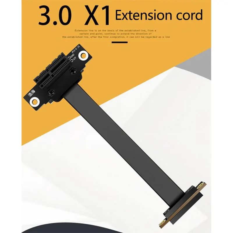 

Extender Ribbon Adapter Extension Cable PCI-E 1X Slot Extension Riser Card Computer Connect Supply