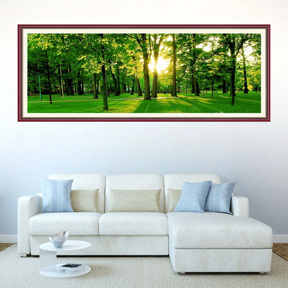 Лес полный дисплей квадрат/круглый пейзаж 5D алмазная живопись Алмазная вышивка