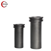european shipment double rings high purity graphite cup for melting 1kg 2kg gold casting crucible with neck jewelry making tool
