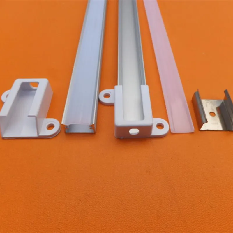 

free shipping cost 2M/PCS 100M/LOT LED Aluminium profile for led strip led bar 6063 LED aluminium for ceiling channel profile