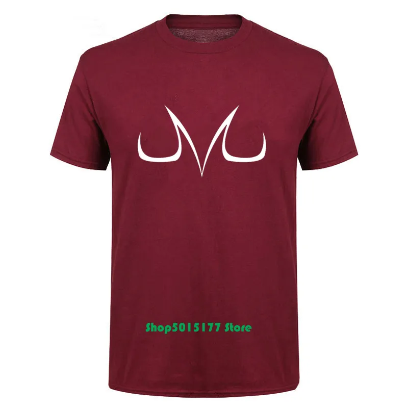 Dbz футболка Majin Mark с логотипом аниме MAJIN VEGETA DBZ Футболка Мужская хлопковая Летняя