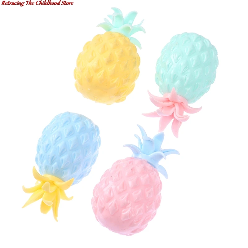 Bola de uvas antiestr&eacute;s para ni&ntilde;os, juguete de descompresi&oacute;n de pi&ntilde;a, 1 unidad-5