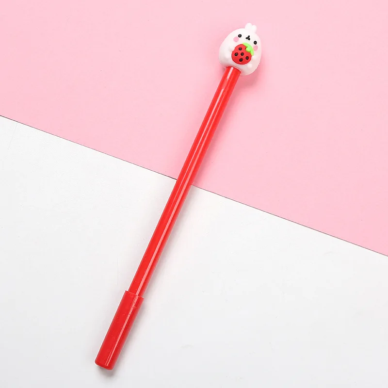 Кавайные ручки Cute Molang Rabbit gel черные чернила 0 5 мм перьевая ручка канцелярские