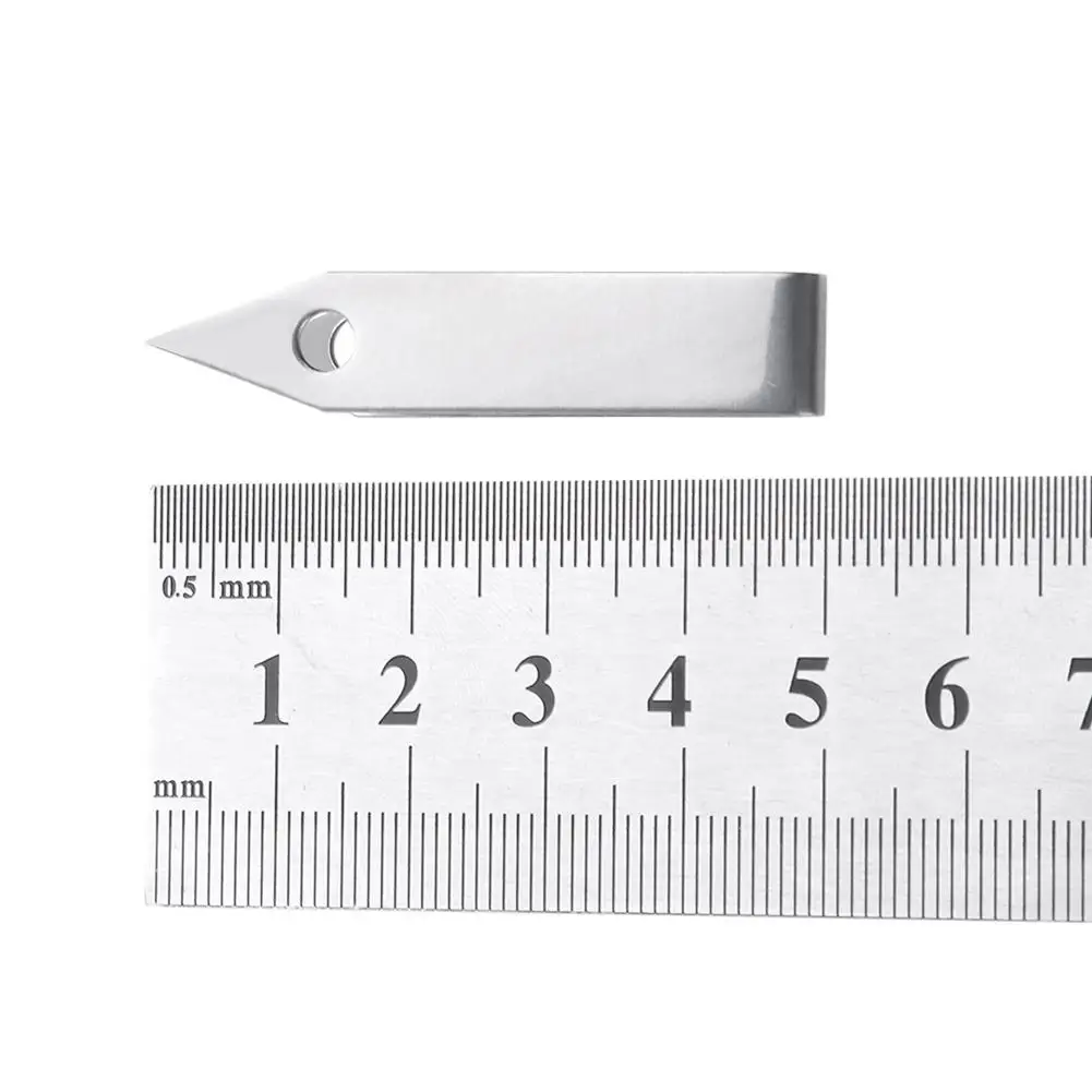 Portable Stainless Steel EDC Mini Tweezers Home Outdoor Travel Camping Survival Flexibility Tool Key Ring for Emergency | Спорт и