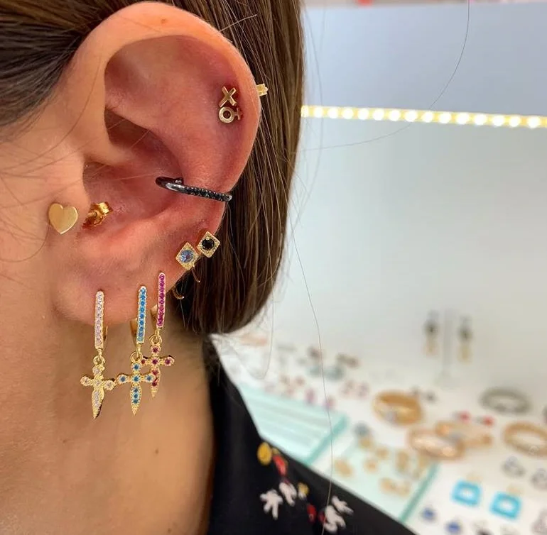 Новинка Лидер продаж Модное ювелирное изделие в виде геометрических фигур