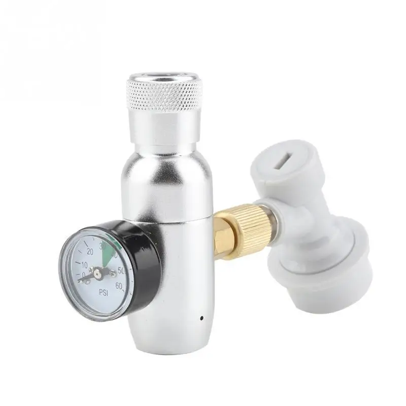 

Carbon Dioxide Pressure Reducing Valve Gas Disconnect Device Mini CO2 Regulator Home Brewing Tool