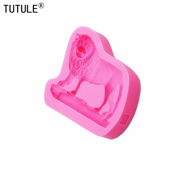 Львиная силиконовая резиновая Гибкая пищевая безопасная форма полимерная глина