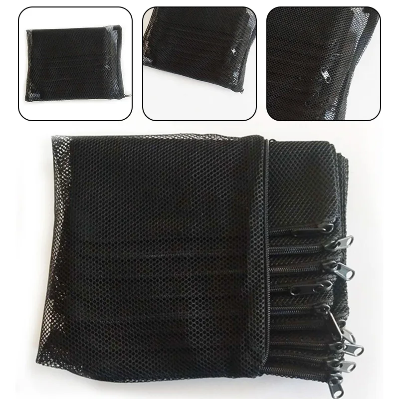 Черная сетчатая сумка для фильтров Сетчатая Сумка аквариума пруда биошариков