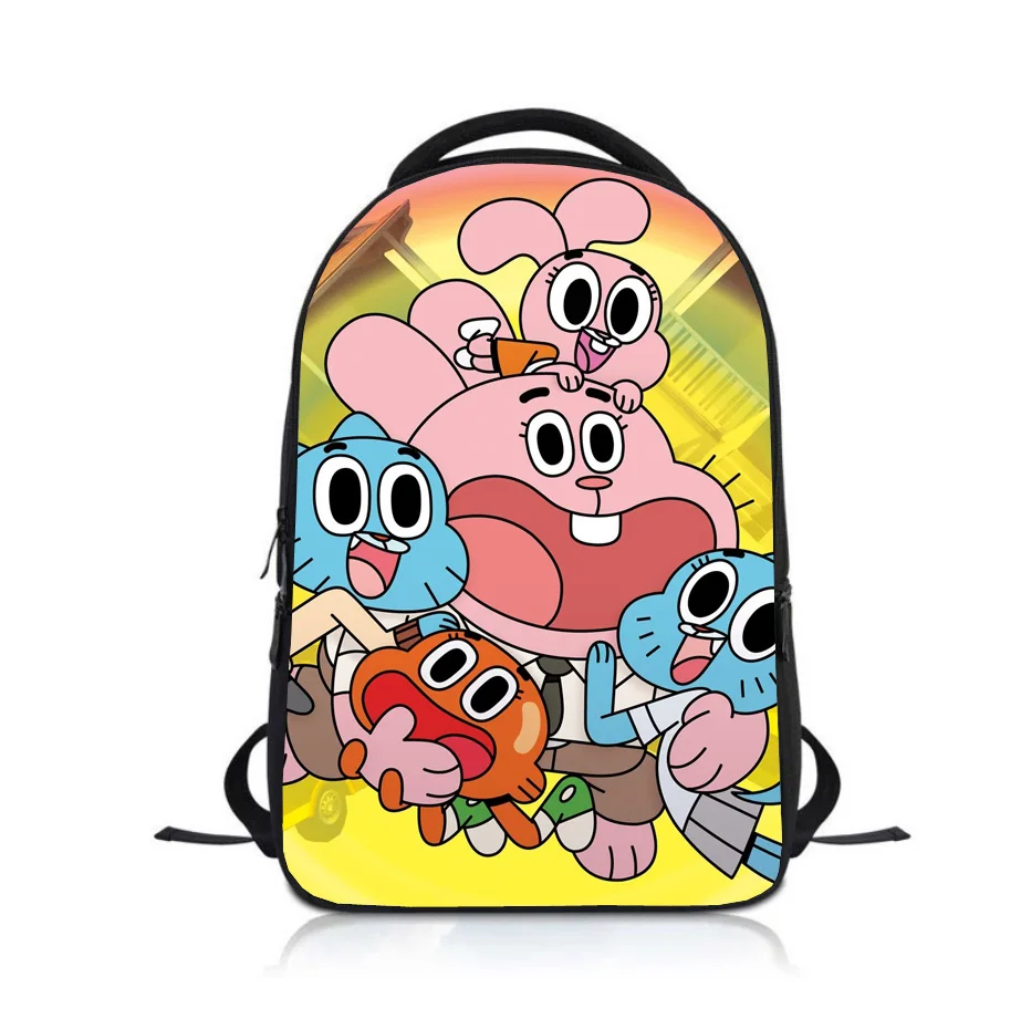 Школьный ранец для мальчиков и девочек, мультяшный Детский рюкзак с аниме рисунком, сумка для книг