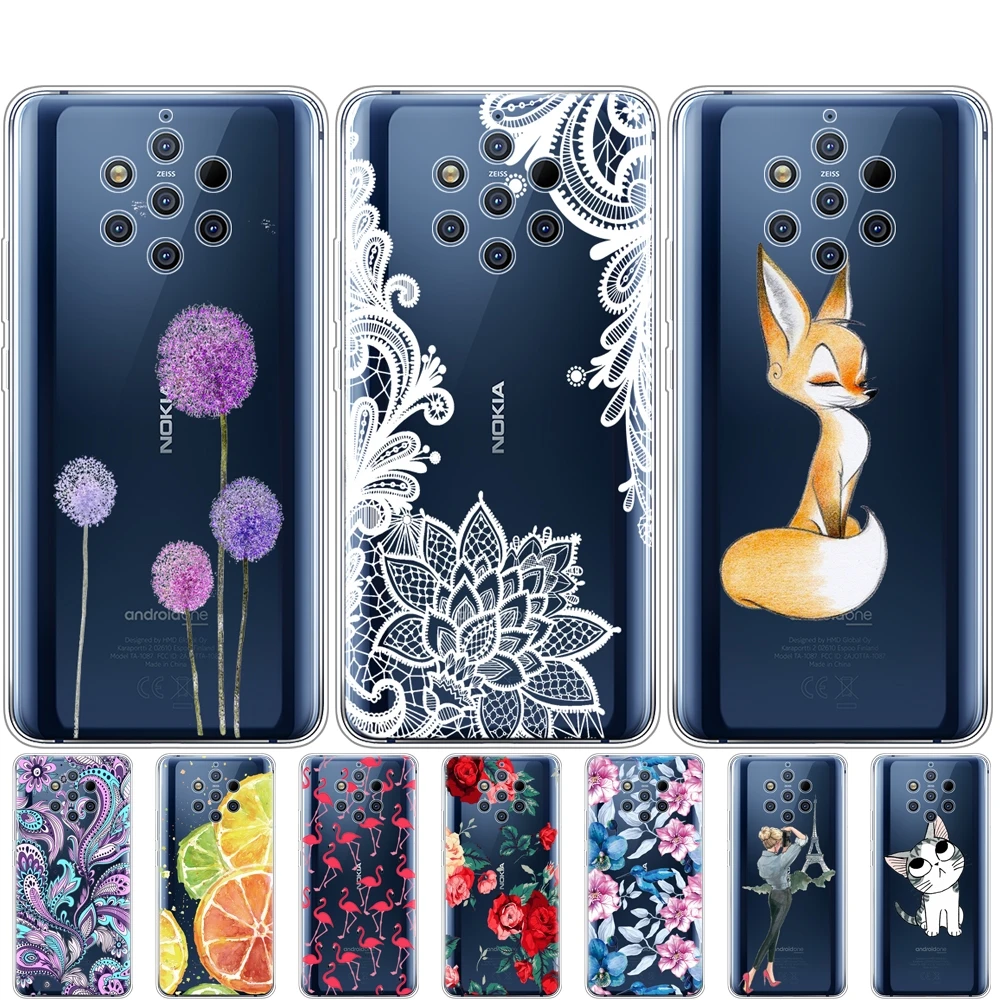 Чехол для Nokia 9 PureView задняя крышка чистый вид чехол телефона бампер с рисунком |