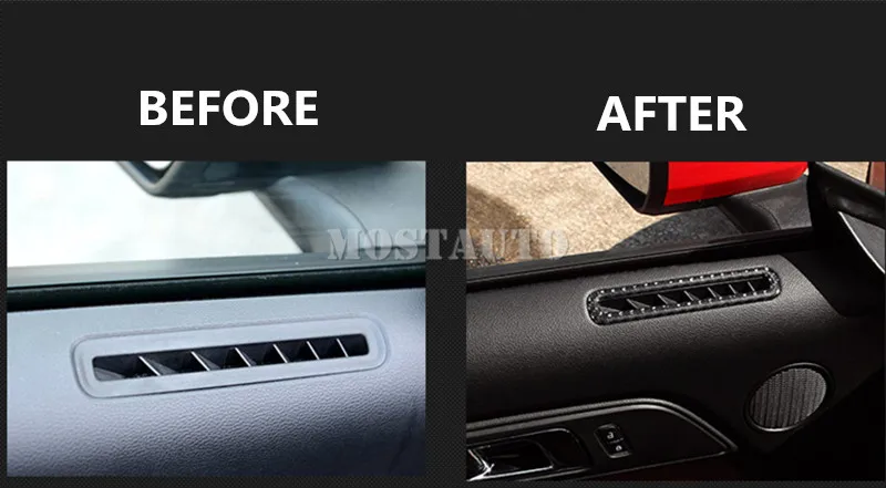 2 шт. автомобильные аксессуары для Ford Mustang 2015 2019|door air vents|cover coverscover for car |