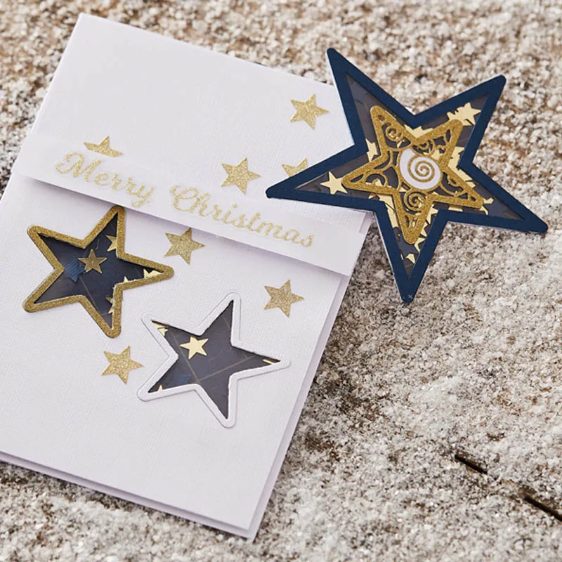 Рождественское украшение металлические режущие штампы необычный декор. Высечки