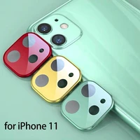 metal tempered glass phone rear camera lens protector protective film cover case for iphone 11 pro max ring bumper protection