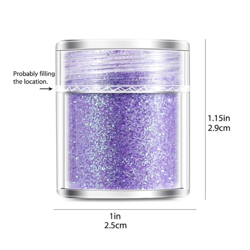 

12 Colors Holographic Chunky Glitter Sequins for Face Body Eye Hair Nail Decor