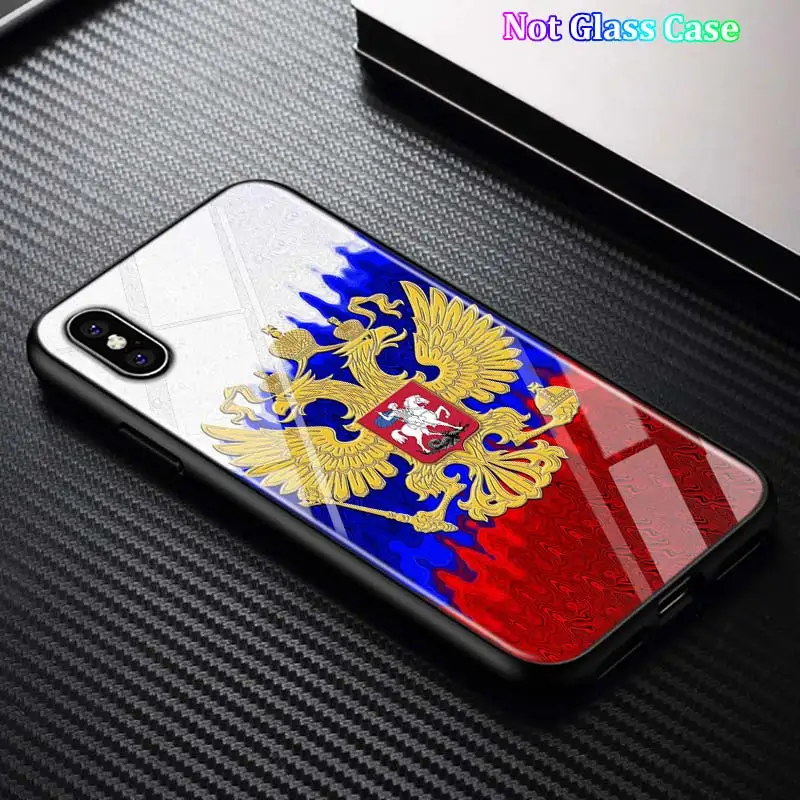 Style 03 Черный чехол с национальным флагом России для iPhone 11 11Pro X XR XS Max для iPhone 8 7 6 6S Plus 5S 5 SE глянцевый чехол для телефона - Цвет: Style 03