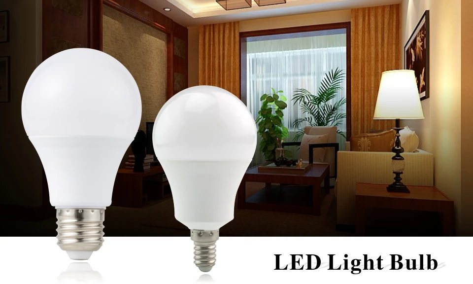 E27 E14 LED Bulb Lamps 3W 6W 9W 12W 15W 18W 20W Lampada Ampoule Bombilla LED Light Bulb AC 220V 230V 240V Cold/Warm White