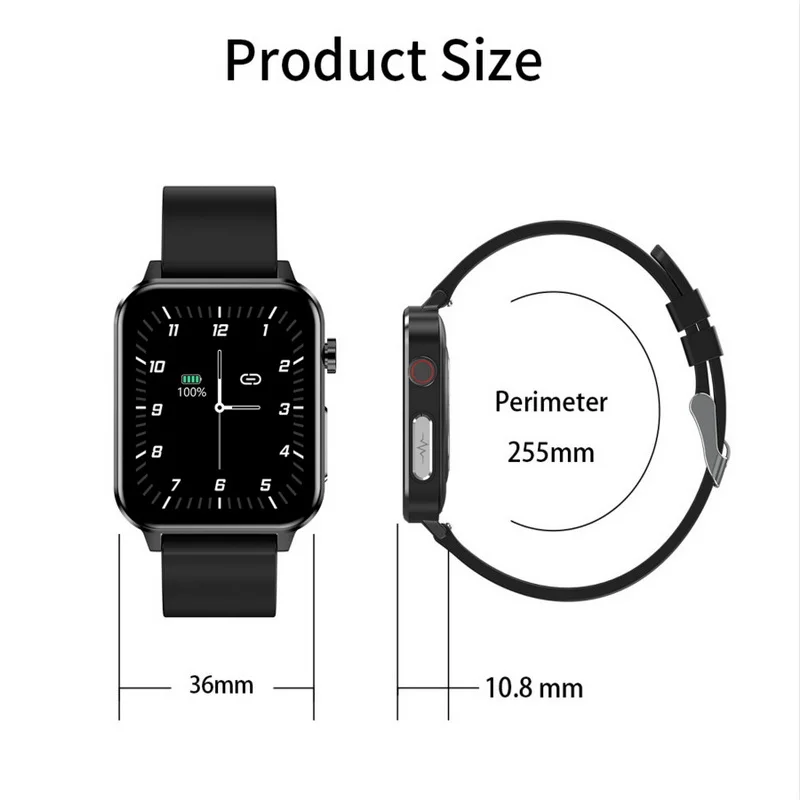 

Smart Watches Body Temperature Blood Pressure Wearable Devices Heart Rate Sleep Health Monitoring Bracelet Sport Waterproof