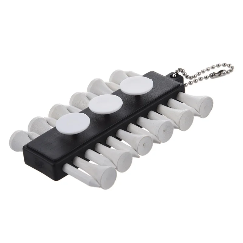 Гольф деревянный для гольфа тройник держатель с 3 маркер мяча и цепочка ключей| |