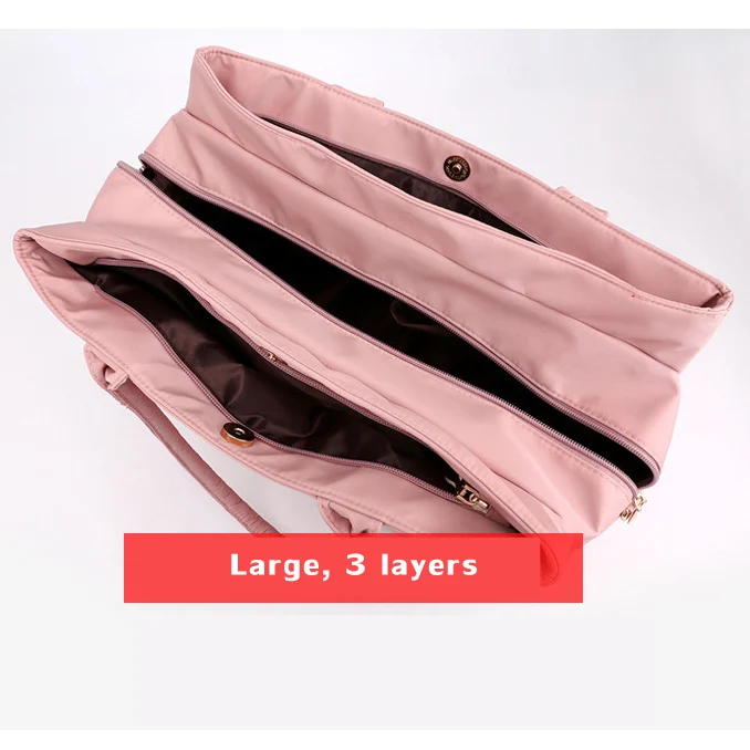 Большая женская сумка из ткани Оксфорд нейлоновая вместительная для путешествий