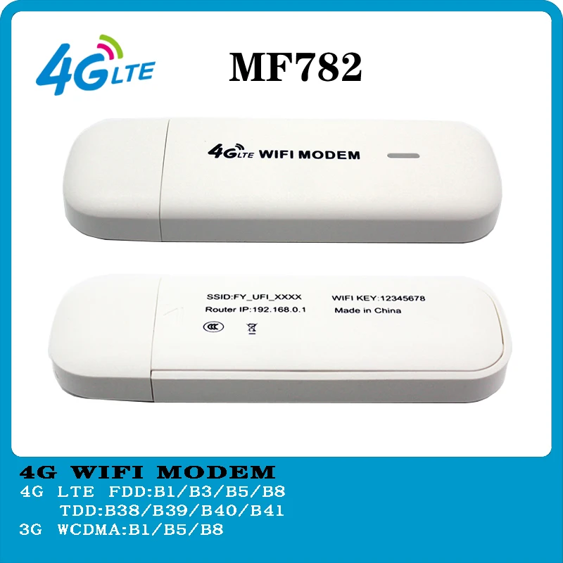 Разблокированный 4g модем MF782 (OEM E8372) 4G LTE 150 Мбит/с USB-Модем Мобильный Wi-Fi и USB PK huawei