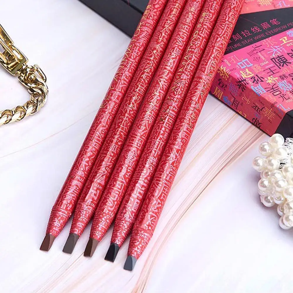 Карандаш для бровей с защитой от пятен водостойкий легко раскрашиваемый