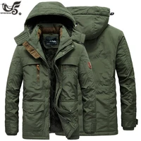 winter jacket men thicken fleece jackets male streetwear windbreaker parkas coat detachable hoodies cotton padded man clothing