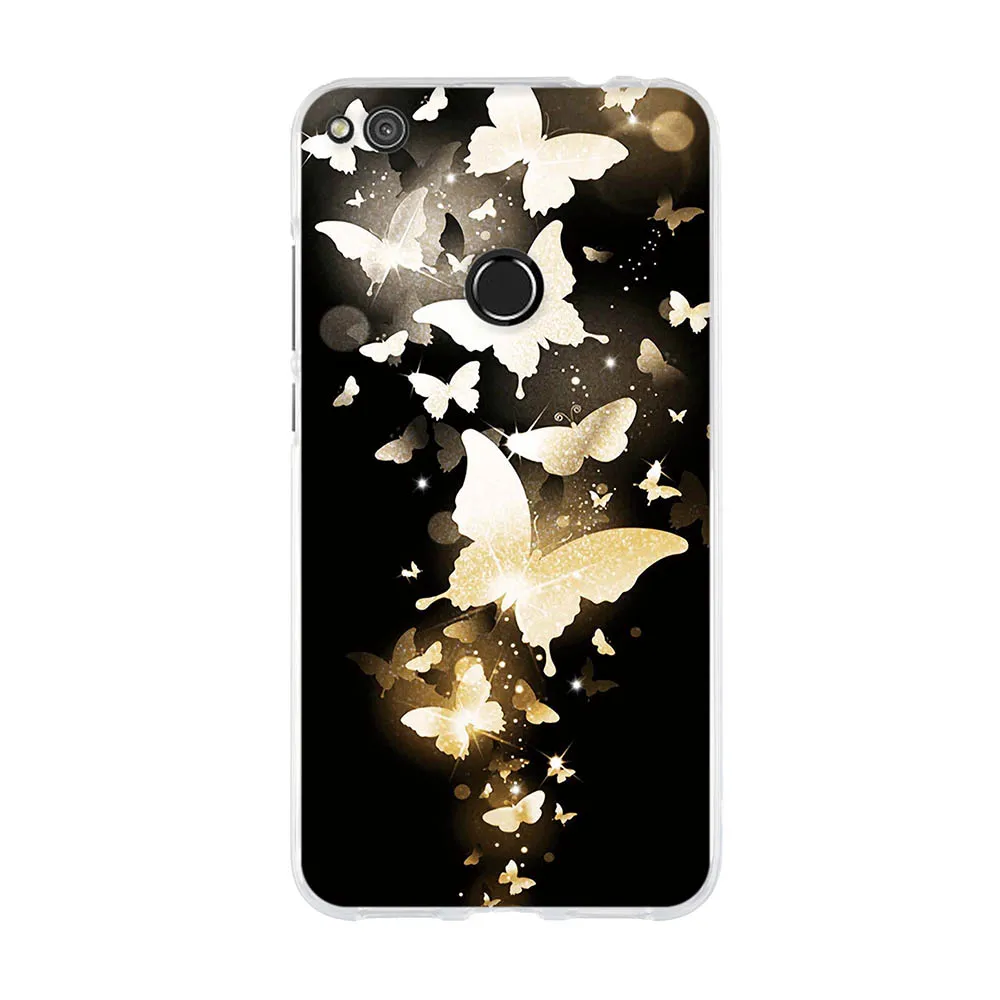 Чехол для Huawei P8 Lite 2017/Honor 9 lite Мягкий ТПУ чехол Honor 8 Lite/P9 2017 3D рельефные чехлы задняя