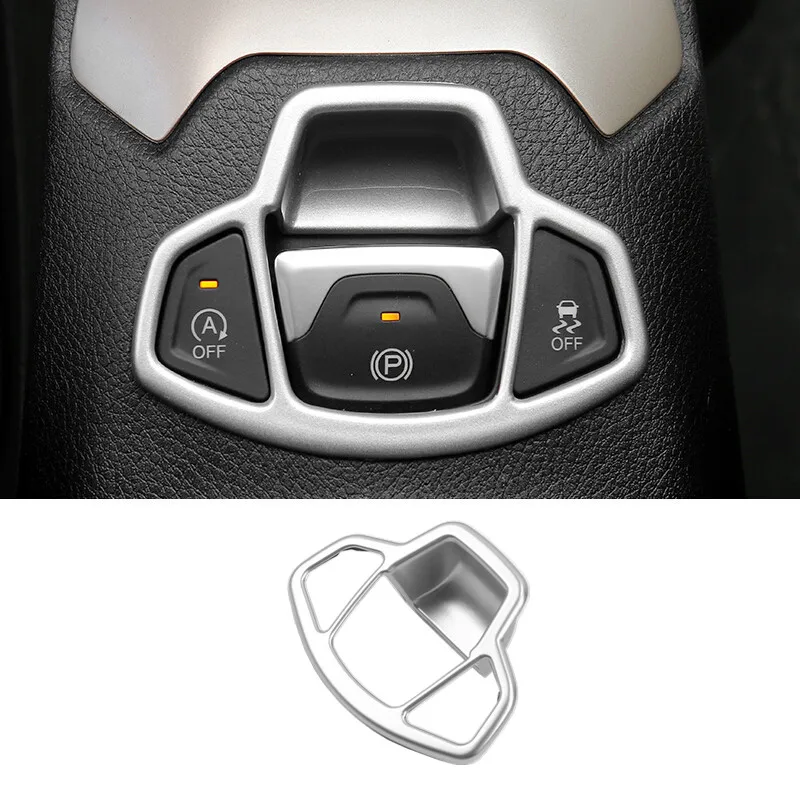 

For Jeep Renegade 2015 2016 2017 2018 ABS Matte Hand Brake Handbrake Button Center Console Cover Trim Car Styling accessories