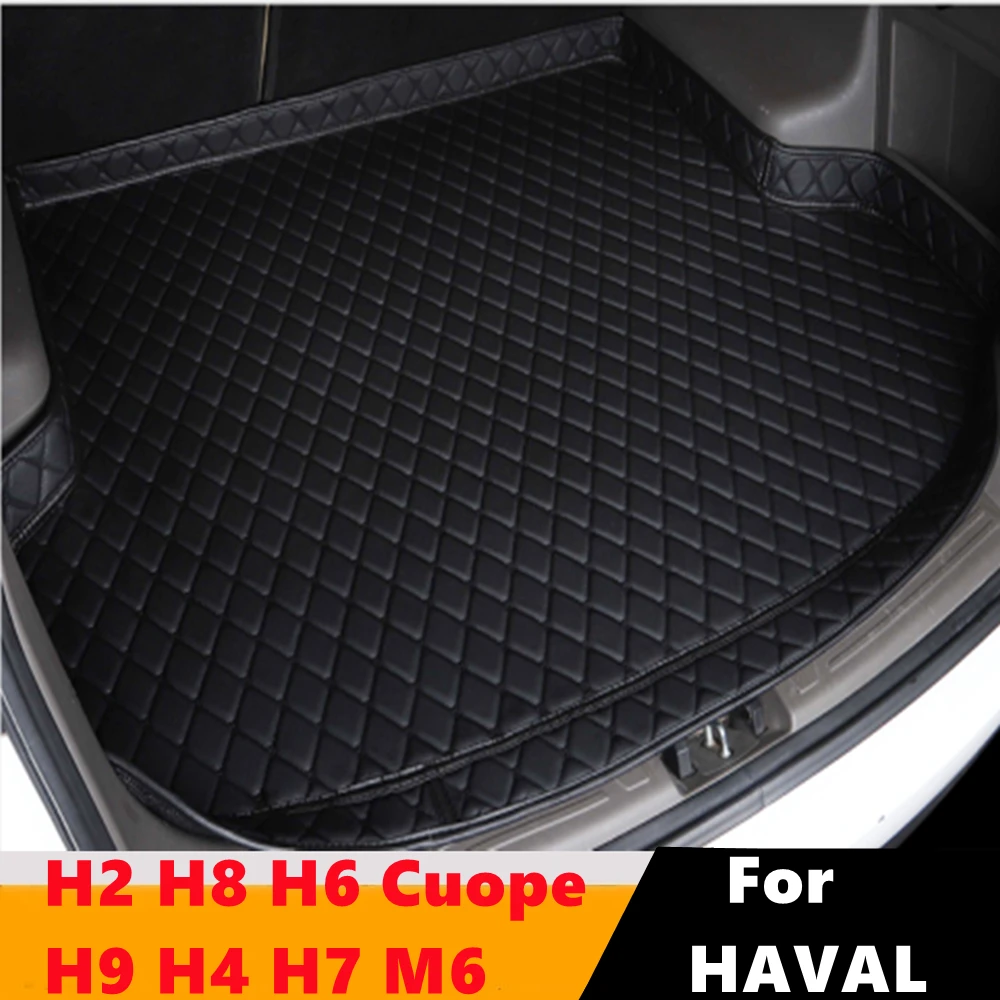 

Sinjayer Car Trunk Mat ALL Weather Tail Boot Luggage Pad Carpet High Side Cargo Liner For Haval H2 H8 H6 H6 H6 Coupe H9 H4 H7 M6