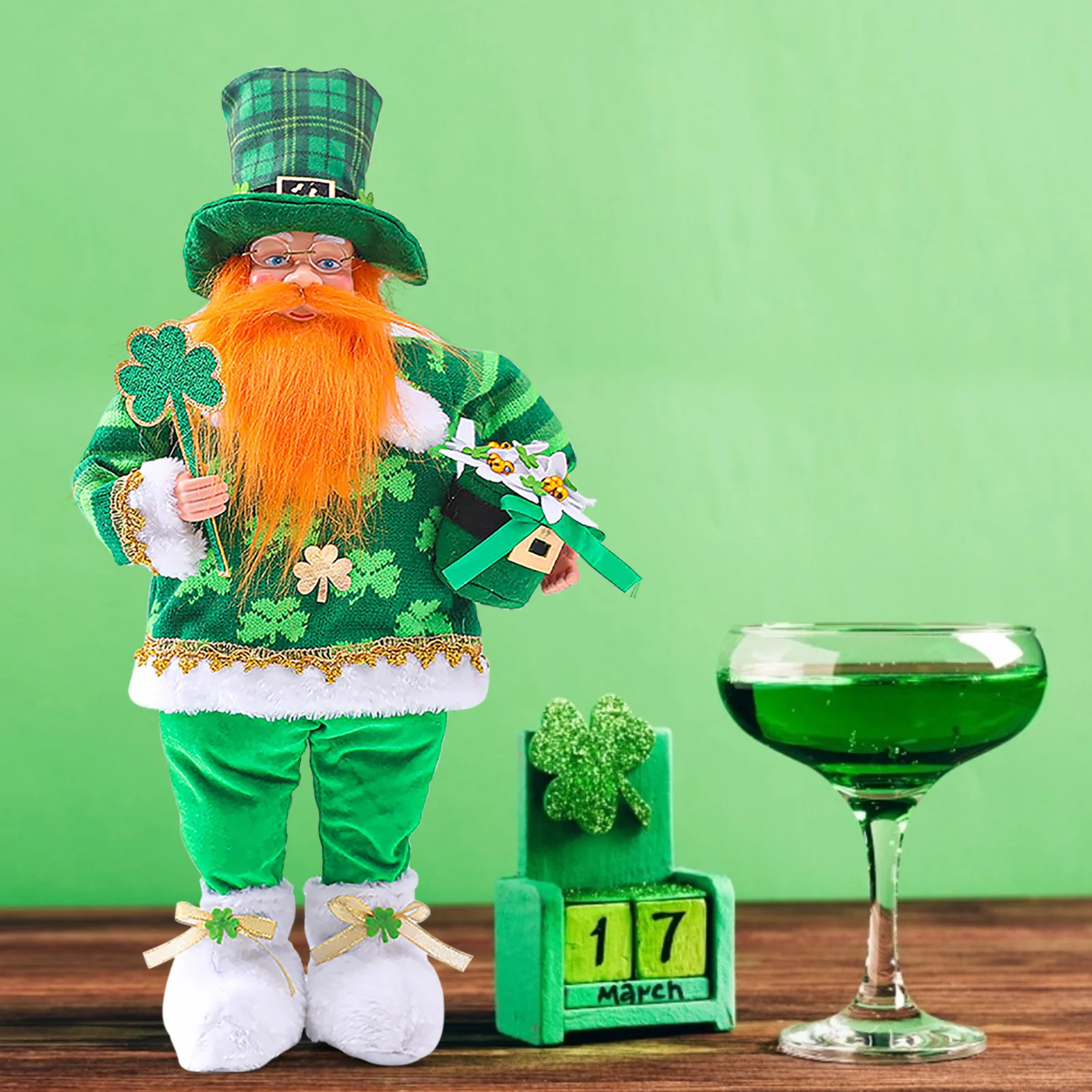 St paфокусы день кукла для пожилых людей декор комнаты плюшевое украшение вечерние