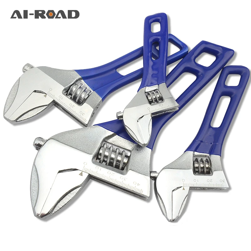 1 шт. короткий ручной регулируемый гаечный ключ универсальный открывающийся